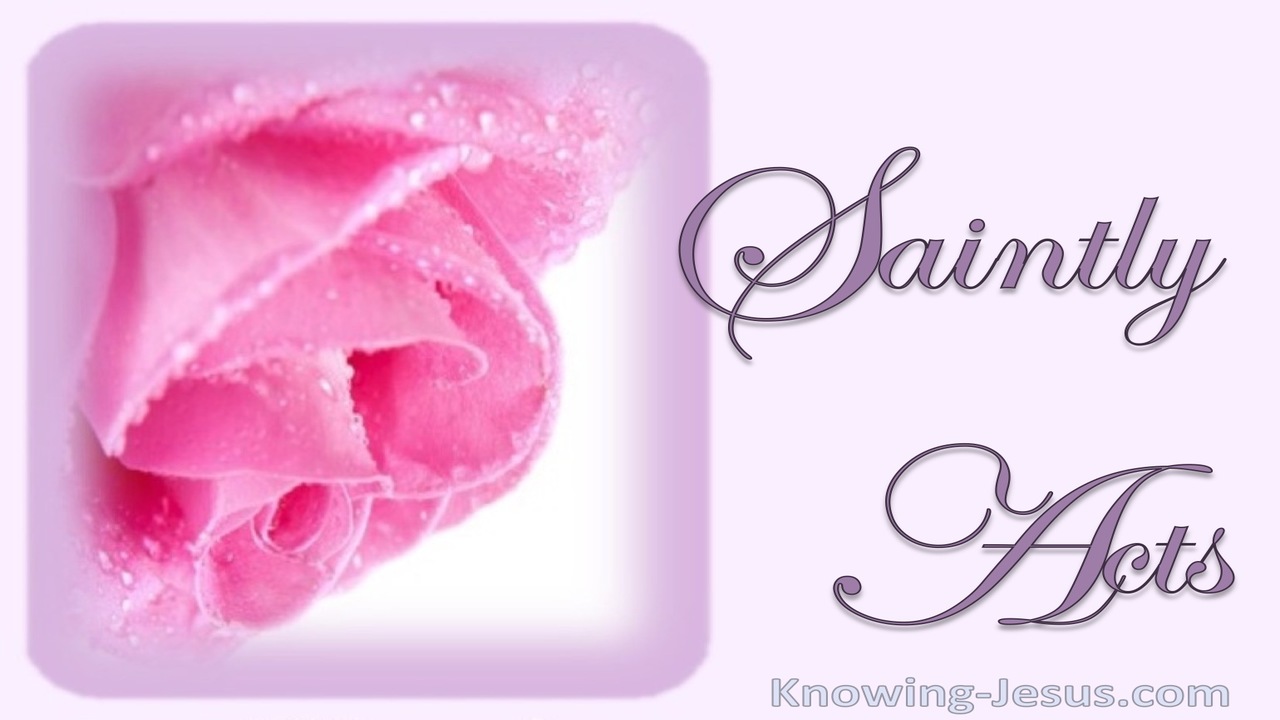 Saintly Acts (devotional)10-23 (pink)